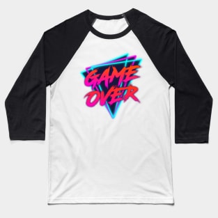 Retro Love - Game Over Baseball T-Shirt